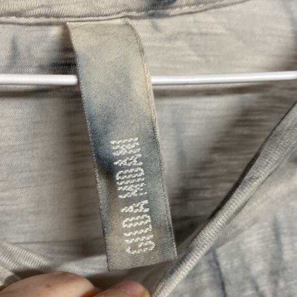 Gilda Midani Color Dipped Top Small Gray Orange - Picture 3 of 6